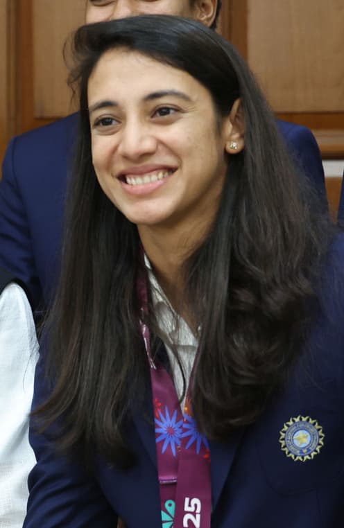 Portrait of Smriti Mandhana